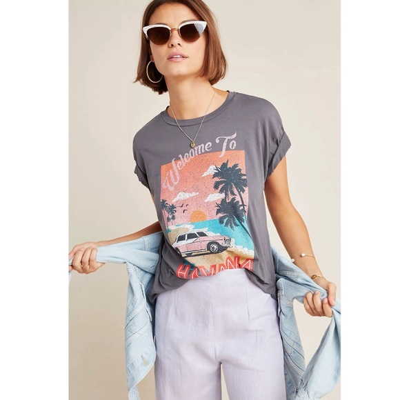Show Me Your MuMu Tops - Show Me Your Mumu // Havana Postcard Graphic Tee🌛